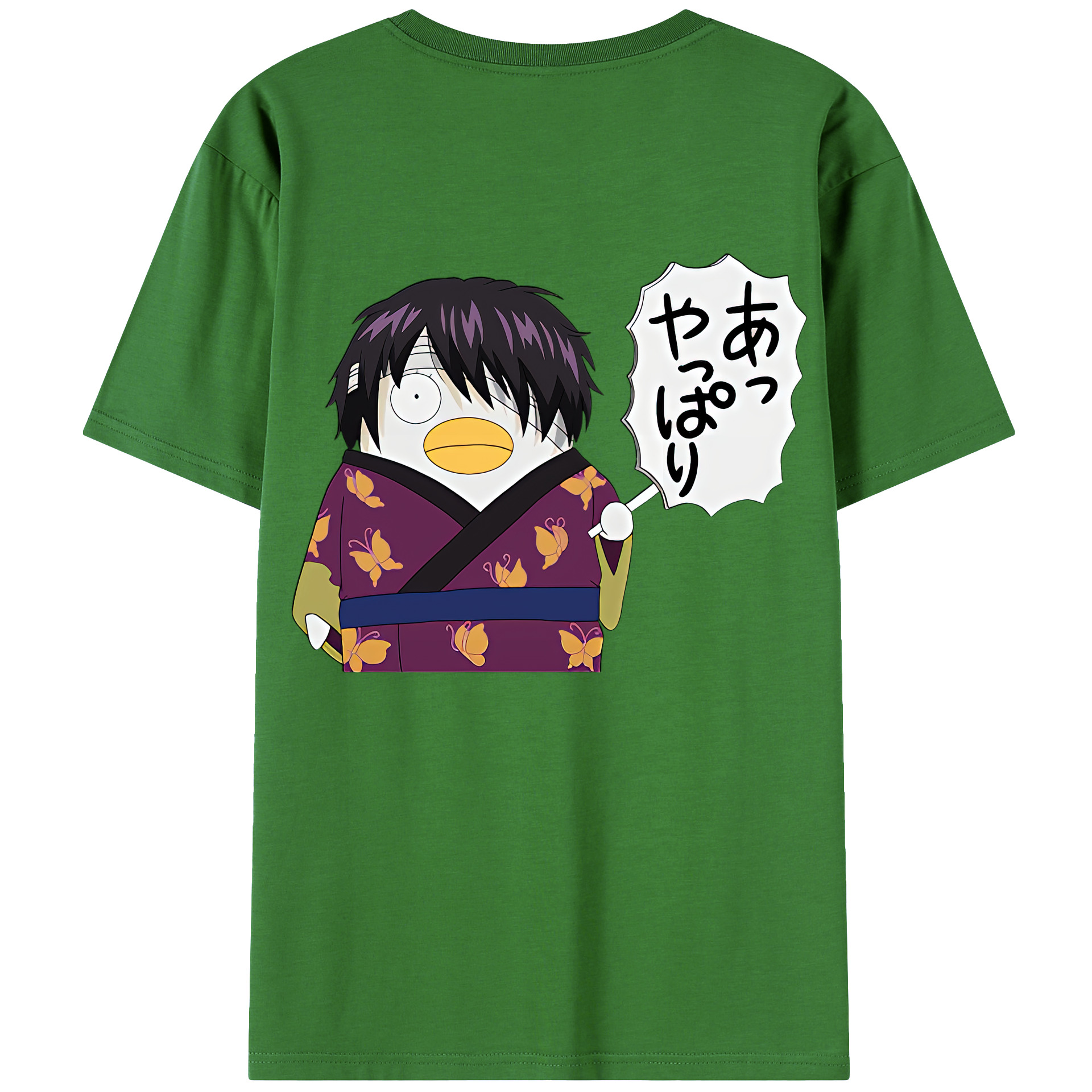 （画像用） ぎんたま 坂田銀時（さかたぎんとき） 神楽 志村新八（しむら しんぱち） GINTAMA Sakata Gintoki Kagura Shimura Shinpachi レディース半袖Tシャツ(バックプリント)